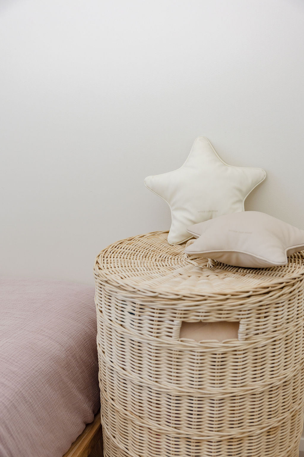 Star Pillow in Cream